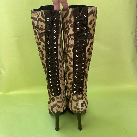 Vintage tan/brown Valentino Garavani leather boots - Picture 10 of 16